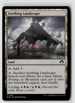 MTG Modern Horizons 3 Seething Landscape x4 NM Common - Image 1