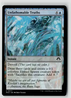 MTG Modern Horizons 3 Unfathomable Truths x4 NM Common - Image 1