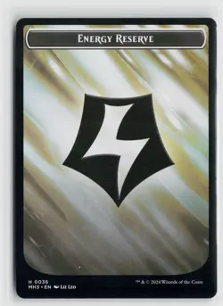 MTG Modern Horizons 3 Eldrazi Spawn // Energy Reserve x4 NM Token - Image 2