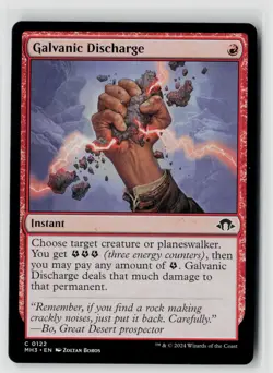 MTG Modern Horizons 3 Galvanic Discharge x4 NM Common - Image 1