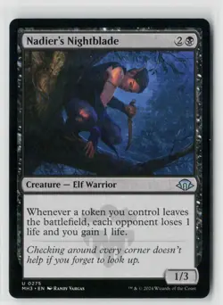 MTG Modern Horizons 3 Nadier's Nightblade x4 NM Uncommon - Image 1
