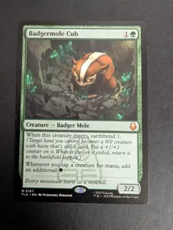 Badgermole Cub Magic The Gathering Avatar The Last Airbender - Near Mint - Image 1
