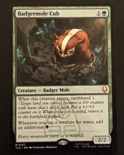 Badgermole Cub - Avatar: The Last Airbender (TLA) MTG Card - Image 2