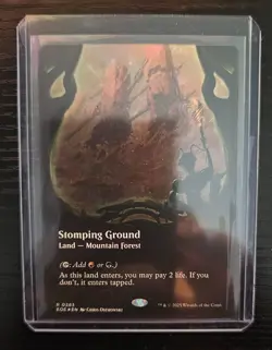 Stomping Ground (Borderless) (Galaxy Foil) Edge of Eternities Foil - Image 1