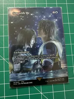 Stay with Me Rhystic Study (Showcase) NM Final Fantasy: Through the Ages Regular - Image 1