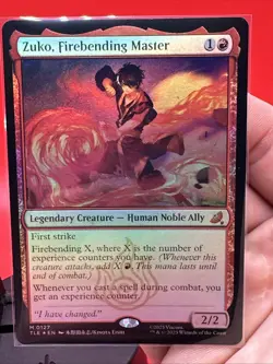MTG: Avatar: The Last Airbender Eternal-Legal, Zuko, Firebending Master - Foil - Image 2