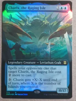 Charix, the Raging Isle x1 Foil Extended Art ZNR MTG Magic the Gathering - Image 1
