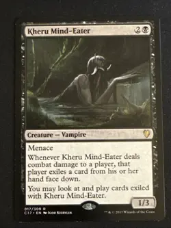 1x Kheru Mind-Eater (017) Commander 2017 LP MTG Magic the Gatheirng x1 MKE - Image 1