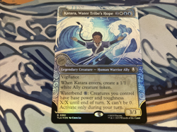 MTG Avatar The Last Airbender Katara, Water Tribe's Hope Borderless Foil 0351 - Image 1