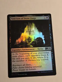 Sanctum of Stone Fangs FOIL X1 M21 MTG Core Set 2021 - Image 1
