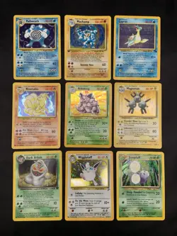 Vintage Holo Rare Pokemon TCG WOTC 1999 Base Set, Fossil, Rocket MP/HP Nidoking - Image 1