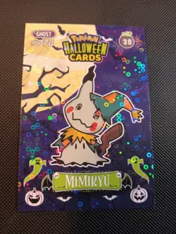 Pokemon 2025 DKV Collectoons Set Halloween Mimikyu 39 Circle Holo Peru - Image 1