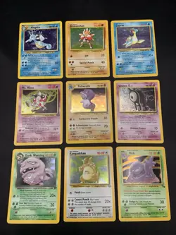 Vintage Pokemon TCG Holo Rare lot- Neo Discovery, Jungle, Base Set, Fossil MP/HP - Image 1