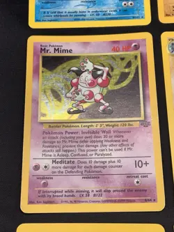 Vintage Pokemon TCG Holo Rare lot- Neo Discovery, Jungle, Base Set, Fossil MP/HP - Image 5