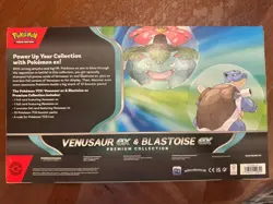 Pokemon TCG Venusaur Ex & Blastoise Ex Premium Collection! Game Stop Exclusive - Image 2