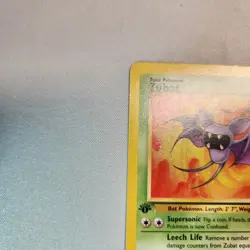 Zubat 57/62 - 1st Edition Common - Pokemon TCG - Fossil - LP - Image 3