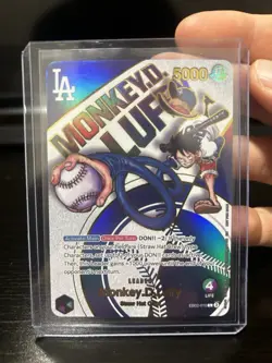 Monkey.D.Luffy (010) (Dodgers x ONE PIECE) EB02-010 One Piece Promotion Cards... - Image 1