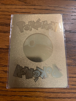 Pokeman Golden Secret Rainbow Rare Charizard Vmax Fan Art Metal Card 74/73 - NEW - Image 3