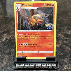 Charizard 010/078 GO Stamp Holo Rare Pokemon Trading Card Game | LP - Image 1