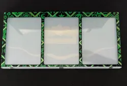 Official Pokemon Card Display Case - 3 Card, Magnetic, Acrylic Display GREEN - Image 1