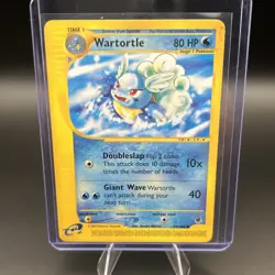 Pokemon Card Wartortle 92/165 Expedition Base Set Non Holo WOTC LP - Image 1