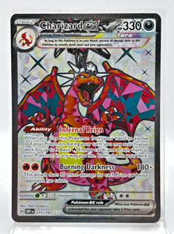 Charizard EX 215/197 Pokemon Card 2023 S&V Obsidian Flames - Image 1