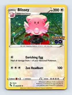 Blissey - (Cosmos Holo) Miscellaneous Cards & Products 052/078 Near Mint LP - Image 1