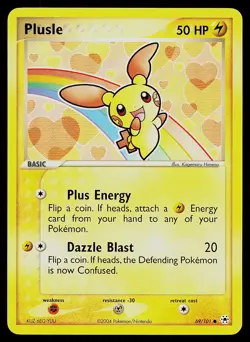 Pokemon Card - Plusle Hidden Legends 69/101 Common - Image 1