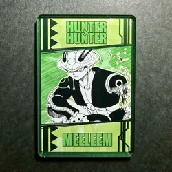 S3074 Meeleem Japanese Hunter x Hunter Status Acrylic Collection Card - Image 1
