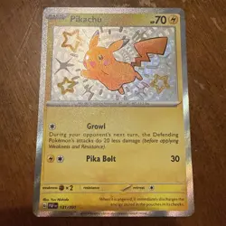 Pokemon TCG Paldean Fates Pikachu Card 131/091 Baby Shiny - Image 5