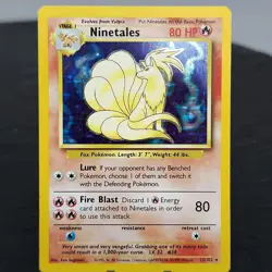 Ninetales 12/102 Holo Base Set Pokemon Card 1999 WOTC Vintage NM Near Mint? - Image 1