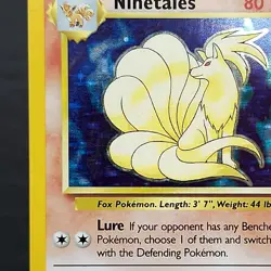 Ninetales 12/102 Holo Base Set Pokemon Card 1999 WOTC Vintage NM Near Mint? - Image 2