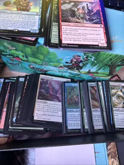 Opened Bloomburrow Magic The Gathering Bundle Box with Cards Inside - Image 3
