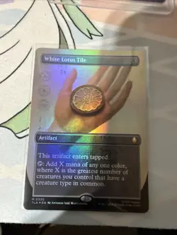 White Lotus Tile 0330 Foil Borderless - MTG Magic - Avatar The Last Airbender - Image 1