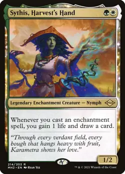 1 Sythis, Harvest's Hand (214/765) Modern Horizons 2 LP MTG Magic the Gathering - Image 1