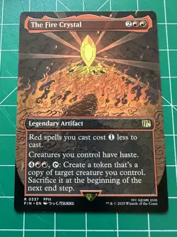 The Fire Crystal (Borderless) Final Fantasy Regular - Image 1