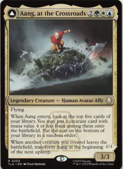 Aang, at the Crossroads R Avatar: The Last Airbender 203 NM MTG - Image 1