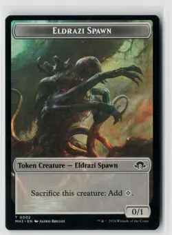 MTG Modern Horizons 3 Eldrazi Spawn x4 NM Token - Image 1