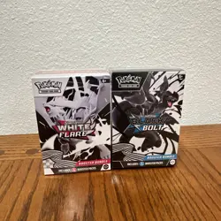 Pokemon Scarlet & Violet Black Bolt And White Flare Booster Bundle Lot Sealed - Image 1