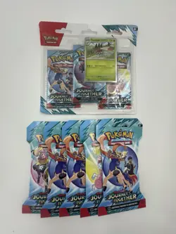 Pokemon Journey Together 3pk Blister + 5 Blister Packs Scarlet & Violet TCG New - Image 1