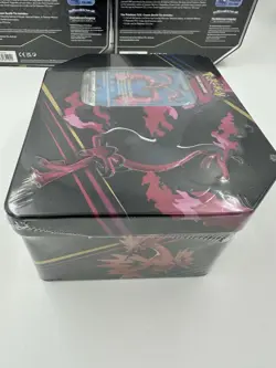 Pokemon TCG Crown Zenith Tin Set of 3 Galarian Moltres Zapdos Articuno In Hand - Image 3