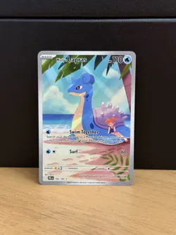 Pokemon TCG Misty's Lapras Destined Rivals 194/182 Illustration Rare NM - Image 1