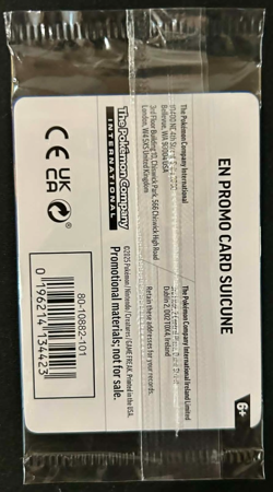 Suicune 026/094 Pokemon EB Games Stamped Promo Sealed - Image 2