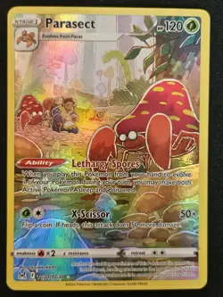 Parasect TG01/TG30 SWSH Lost Origin Trainer Gallery Holo Rare Pokemon 2022 NM - Image 1