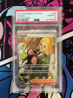 PSA 10 Hassel Ultra Rare 205/167 Pokemon Twilight Masquerade - Image 1
