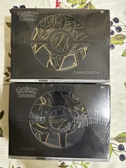 Pokemon TCG: Sword & Shield Elite Trainer Box Plus Zacian & Zamazenta - Image 1