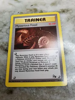 Mysterious Fossil 62/62 Fossil Set Common WOTC Pokemon TCG Mint Condition!! - Image 1