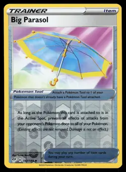 Big Parasol 157/189 Reverse Holo Pokemon Darkness Ablaze LP - Image 1