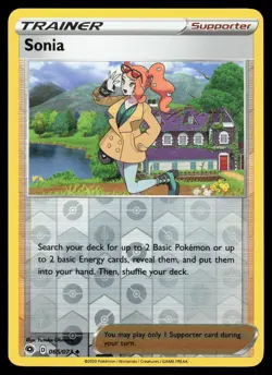 Sonia 065/073 Reverse Holo Pokemon Champion's Path LP - Image 1