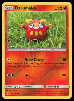 Darumaka 23/214 Reverse Holo Pokemon Unbroken Bonds LP - Image 1